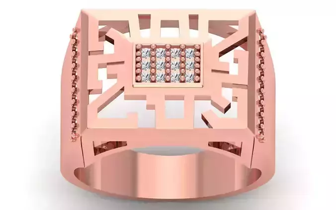 Solitaire Wedding Engagement Mens Ring