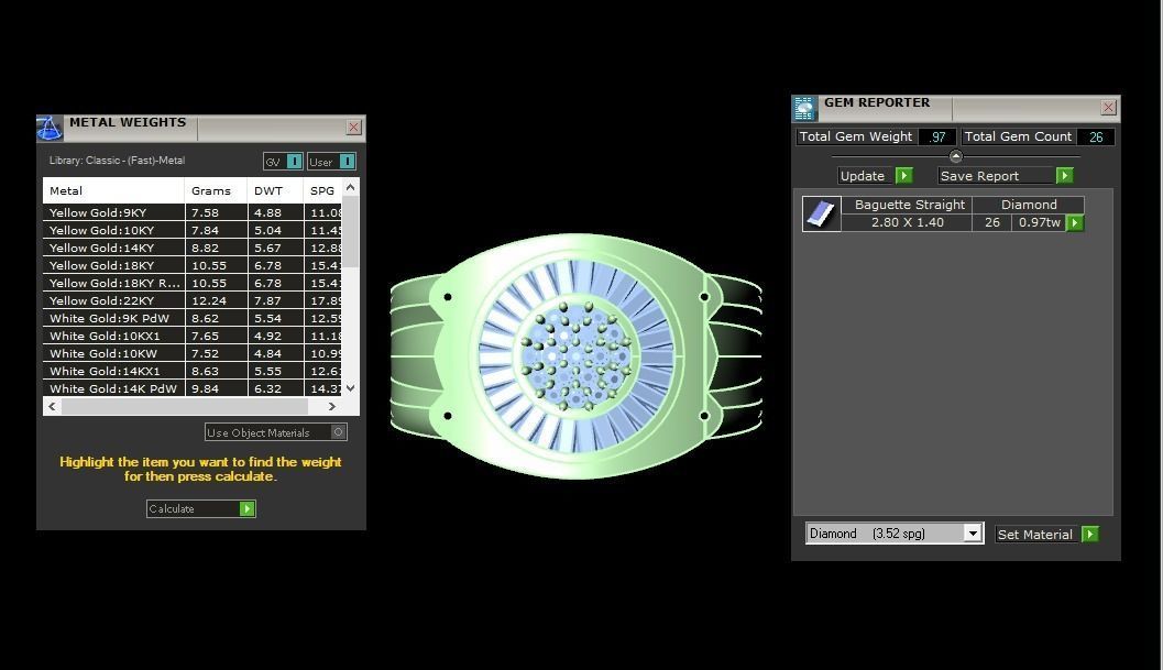 Solitaire Wedding Engagement Ring 3D print model_3