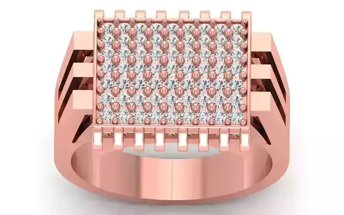 Solitaire Wedding Engagement Mens Ring