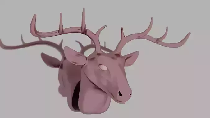Deer Keyholder 3D print model