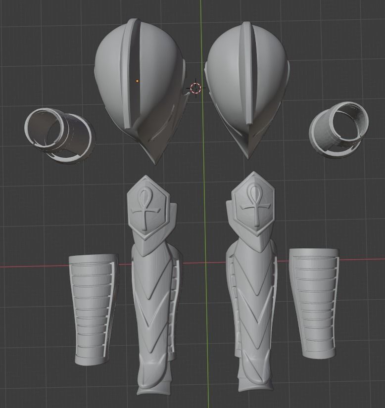 Injustice Dr Fate Armor 3D print model_4