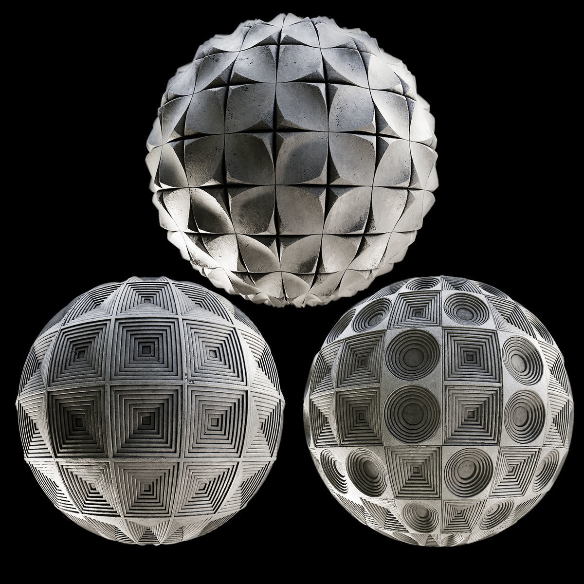 50 3d Decorative wall panel materials Texture_9