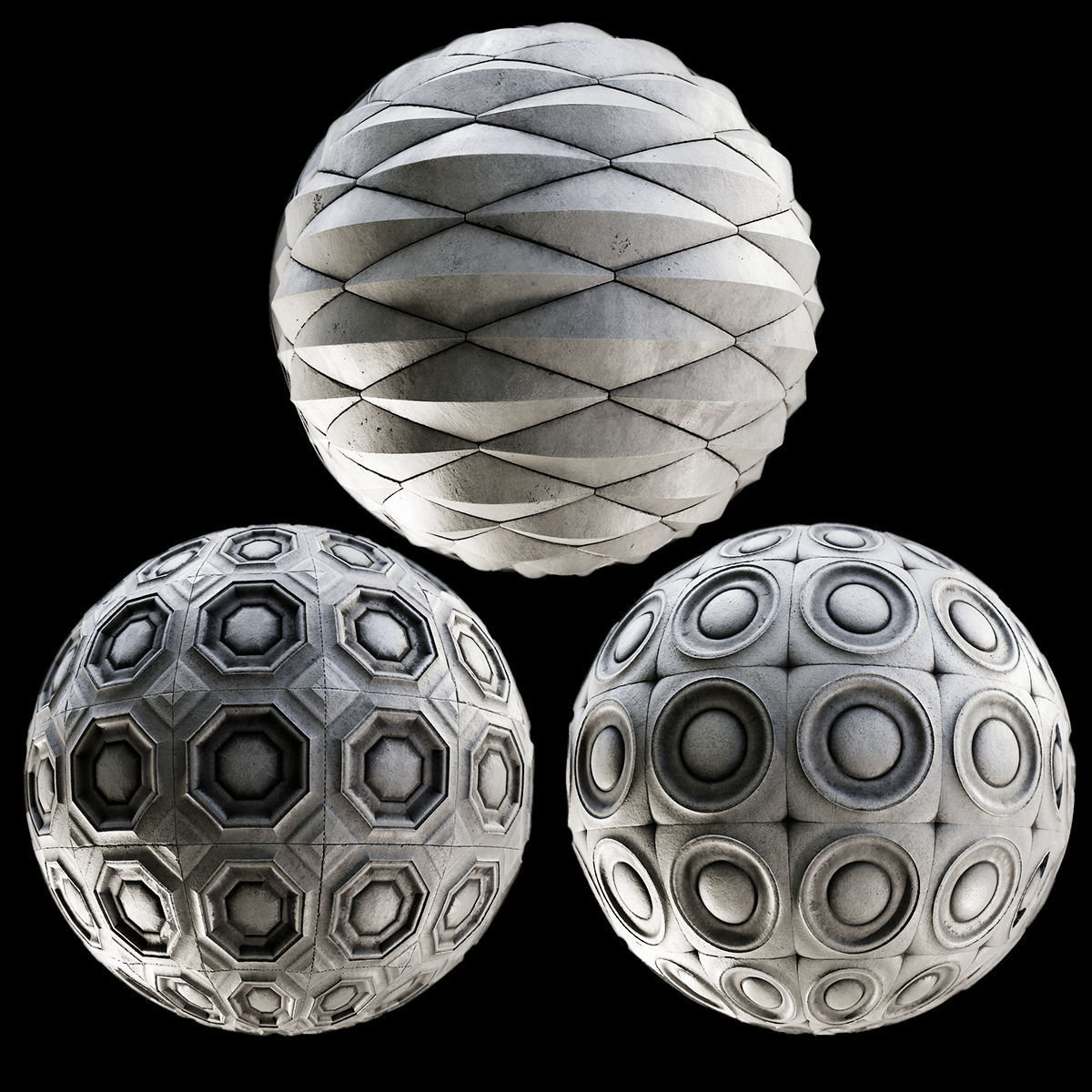 50 3d Decorative wall panel materials Texture_10