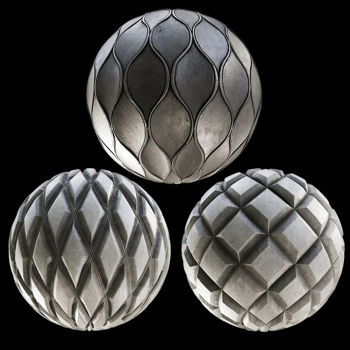 50 3d Decorative wall panel materials Texture_8