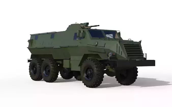 Ural Chekan MRAP Wagner PMC 3D model