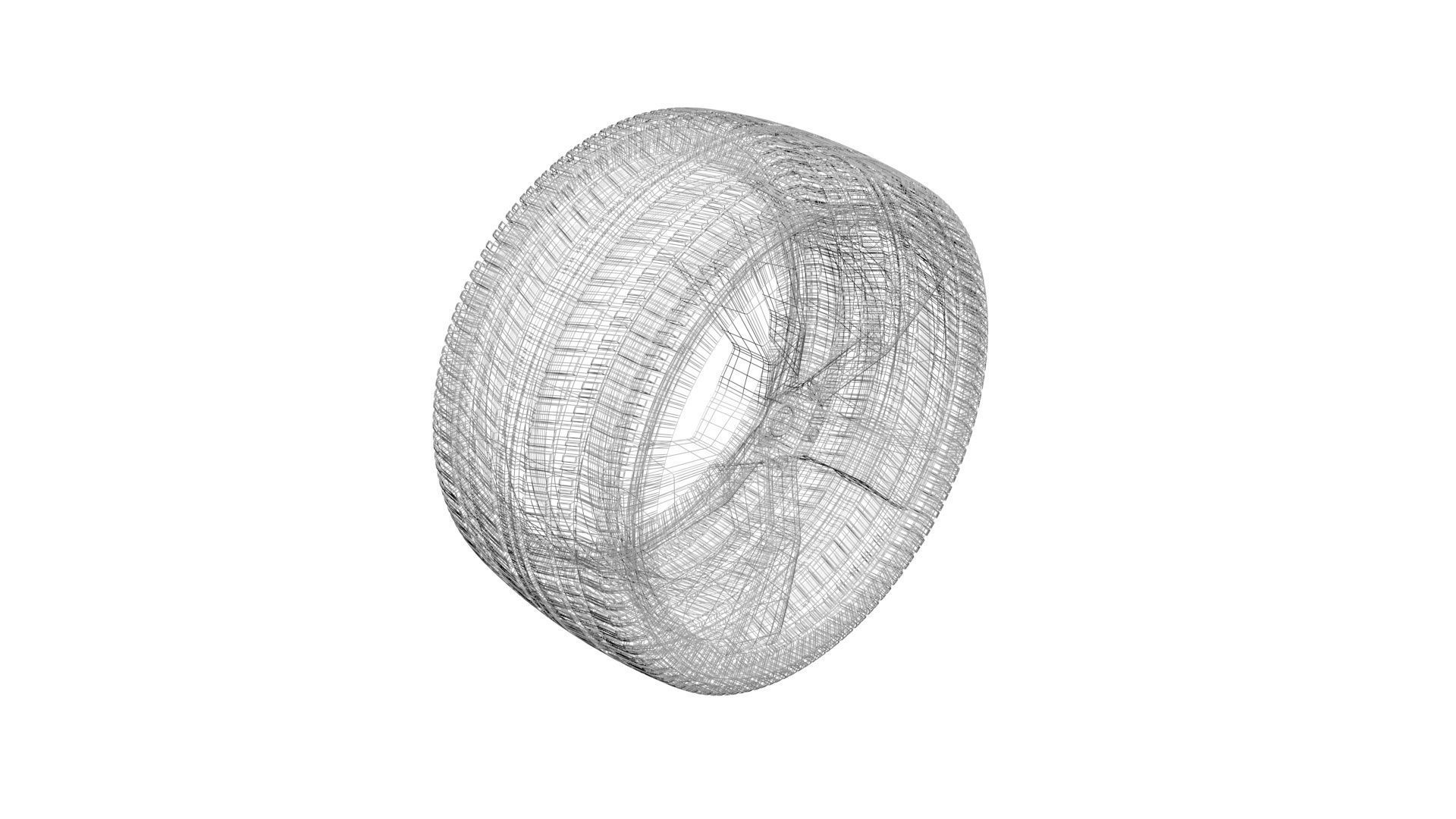 Car Tire 3D model_12