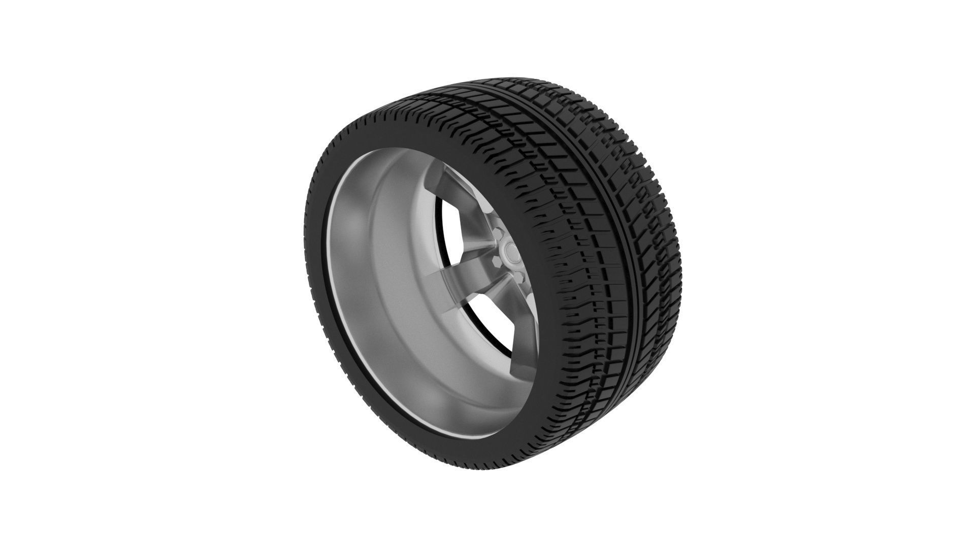 Car Tire 3D model_8