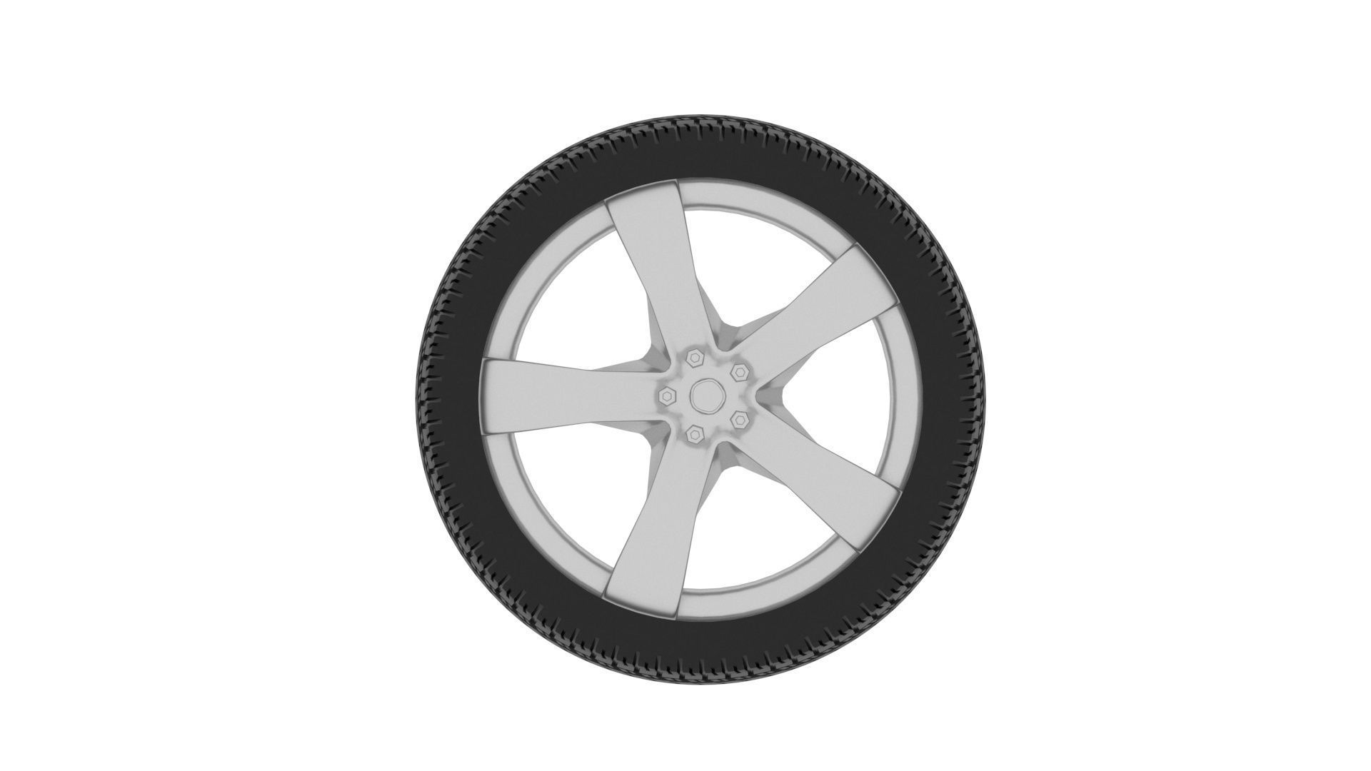 Car Tire 3D model_11