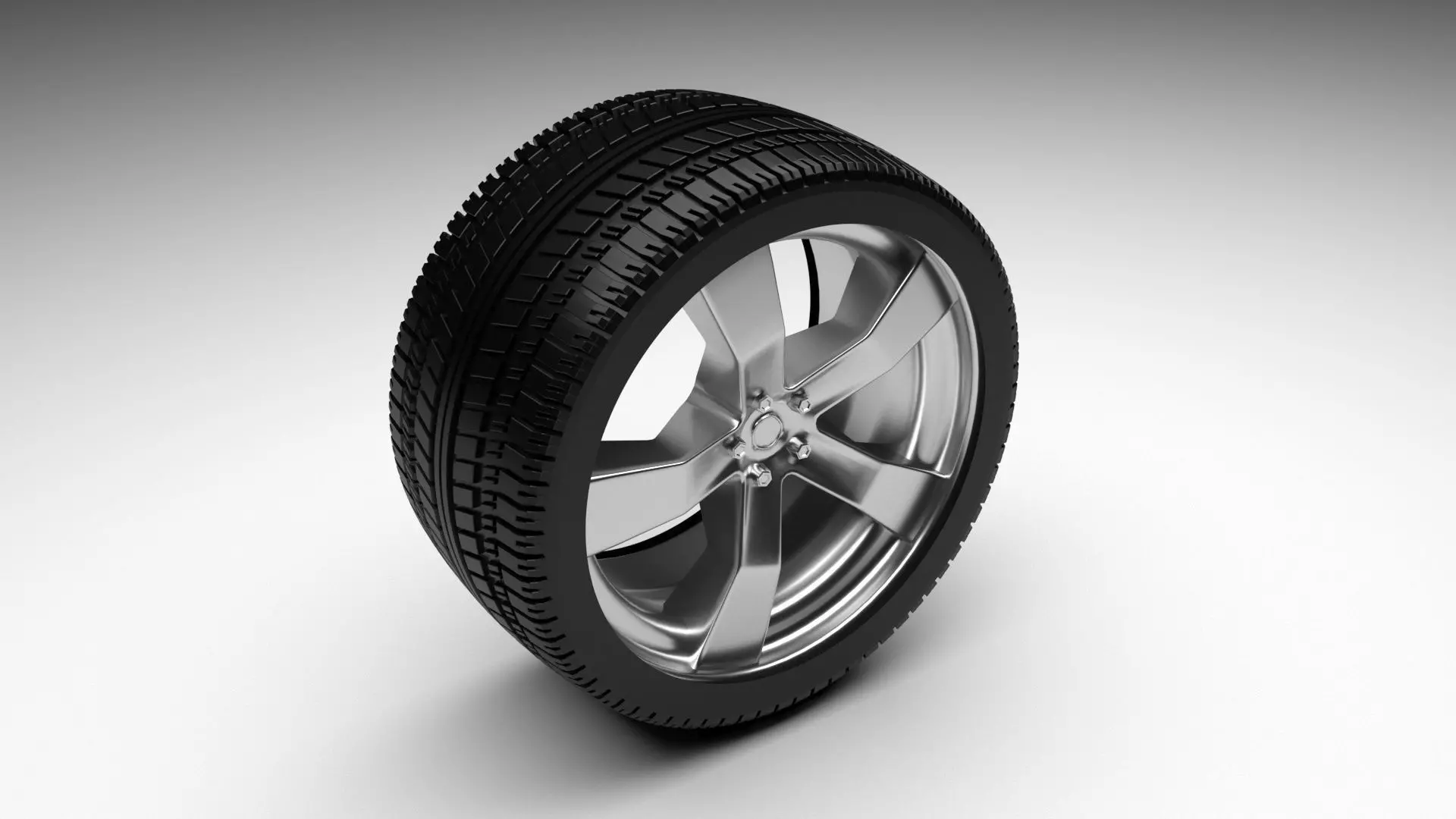 Car Tire 3D model_0