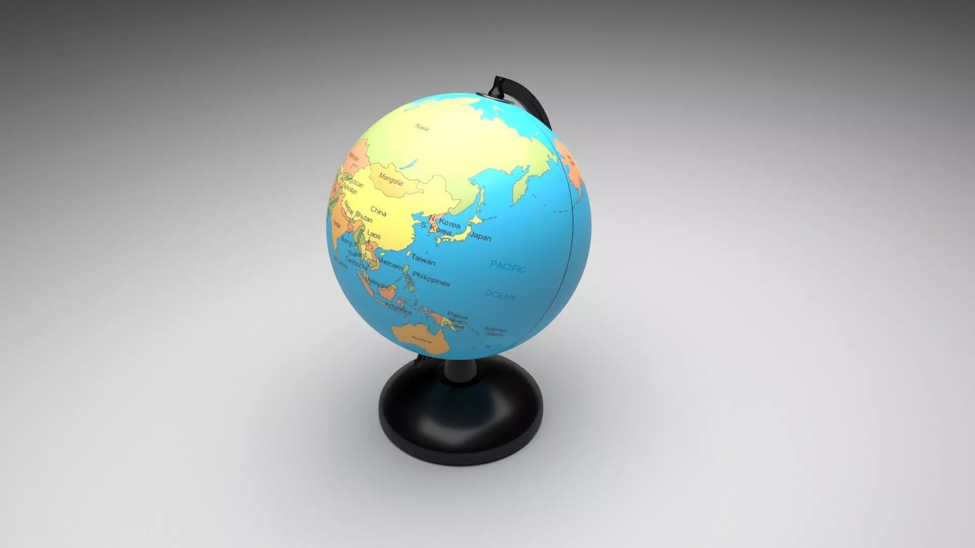 Globe 3D model_0
