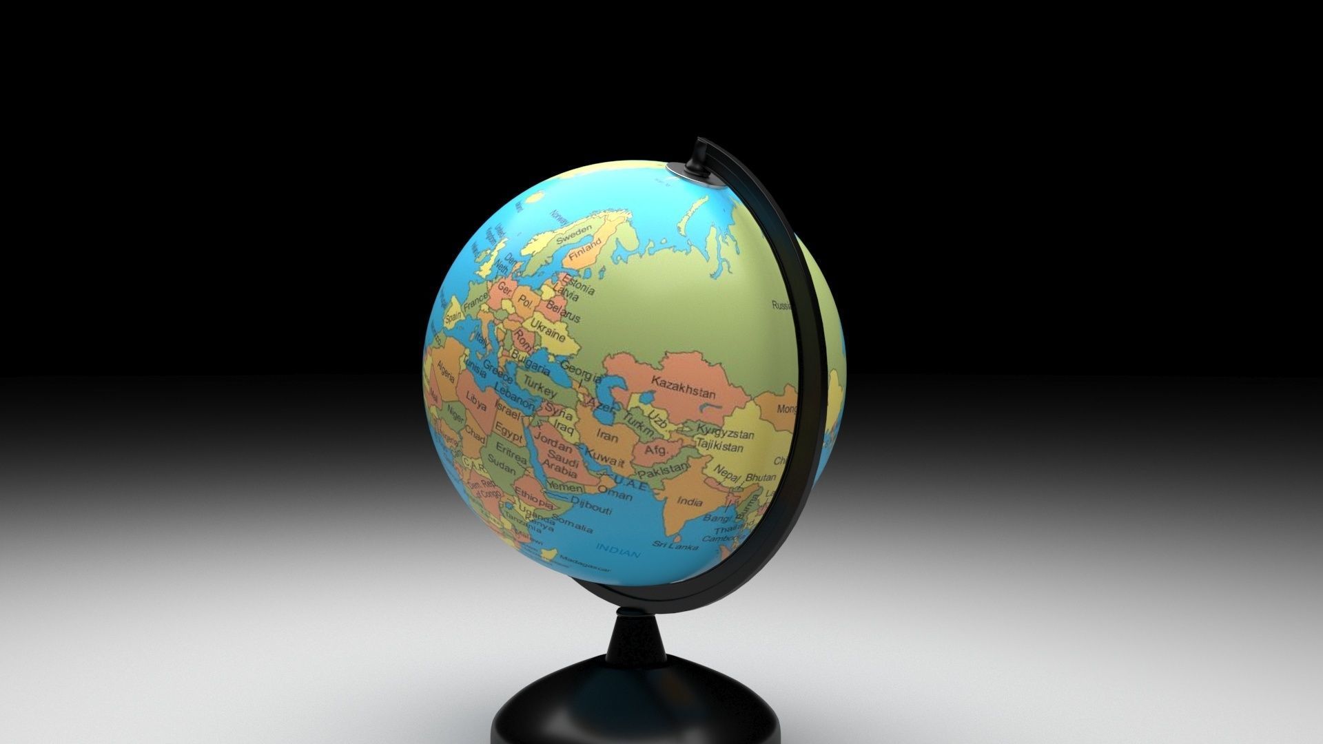 Globe 3D model_15