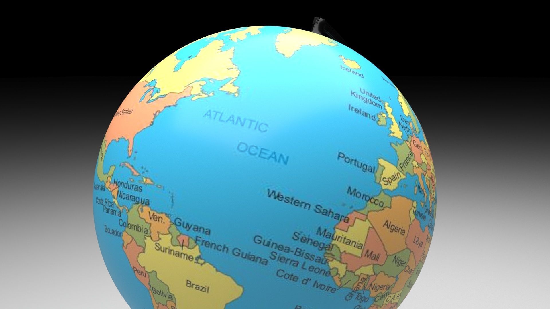 Globe 3D model_13