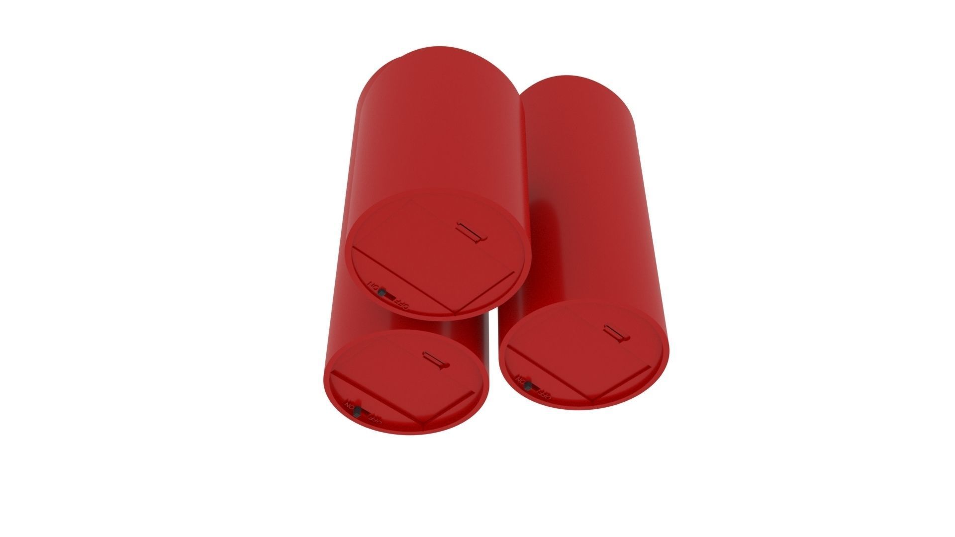 Led Candles 3D model_1