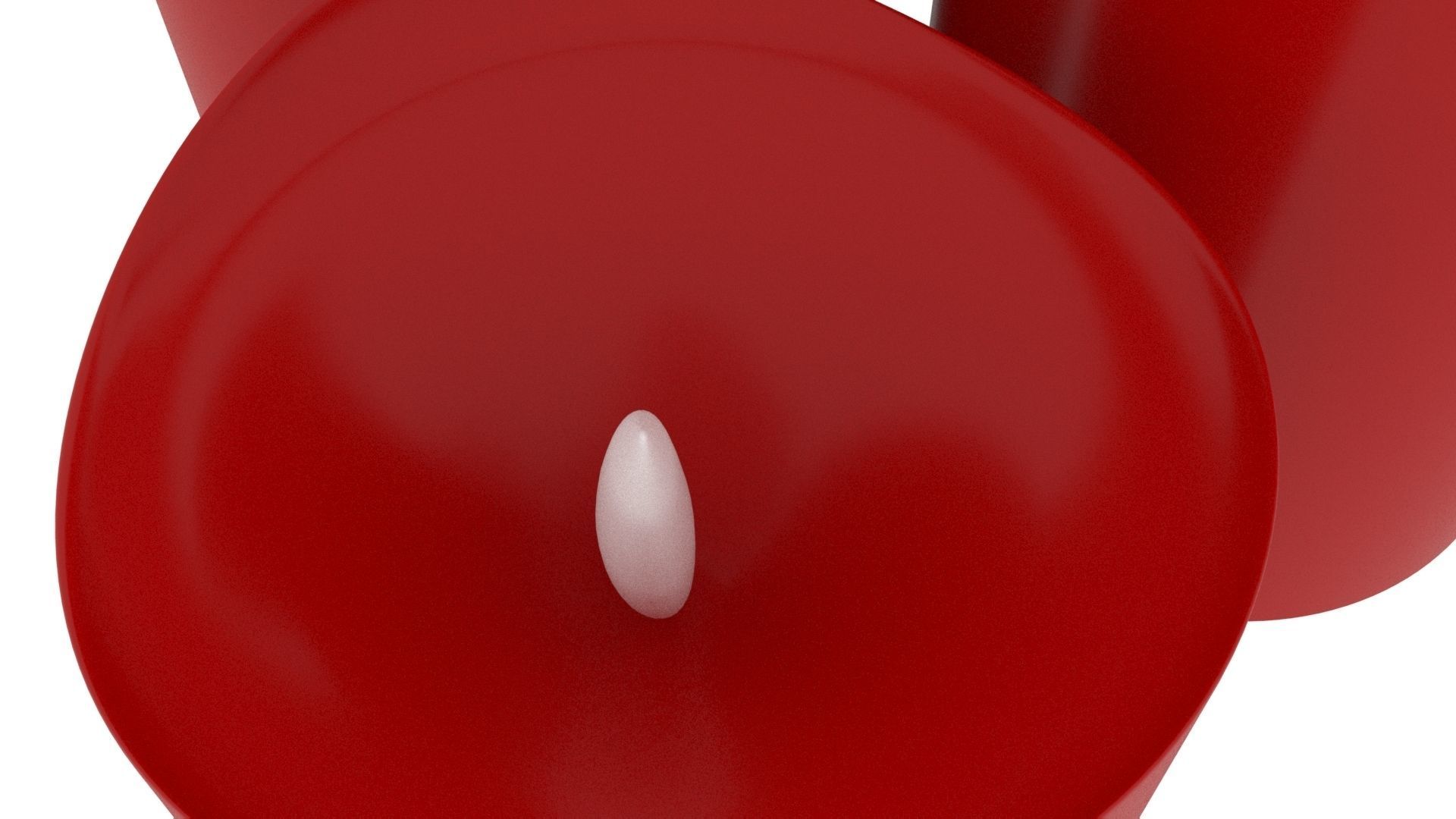 Led Candles 3D model_2