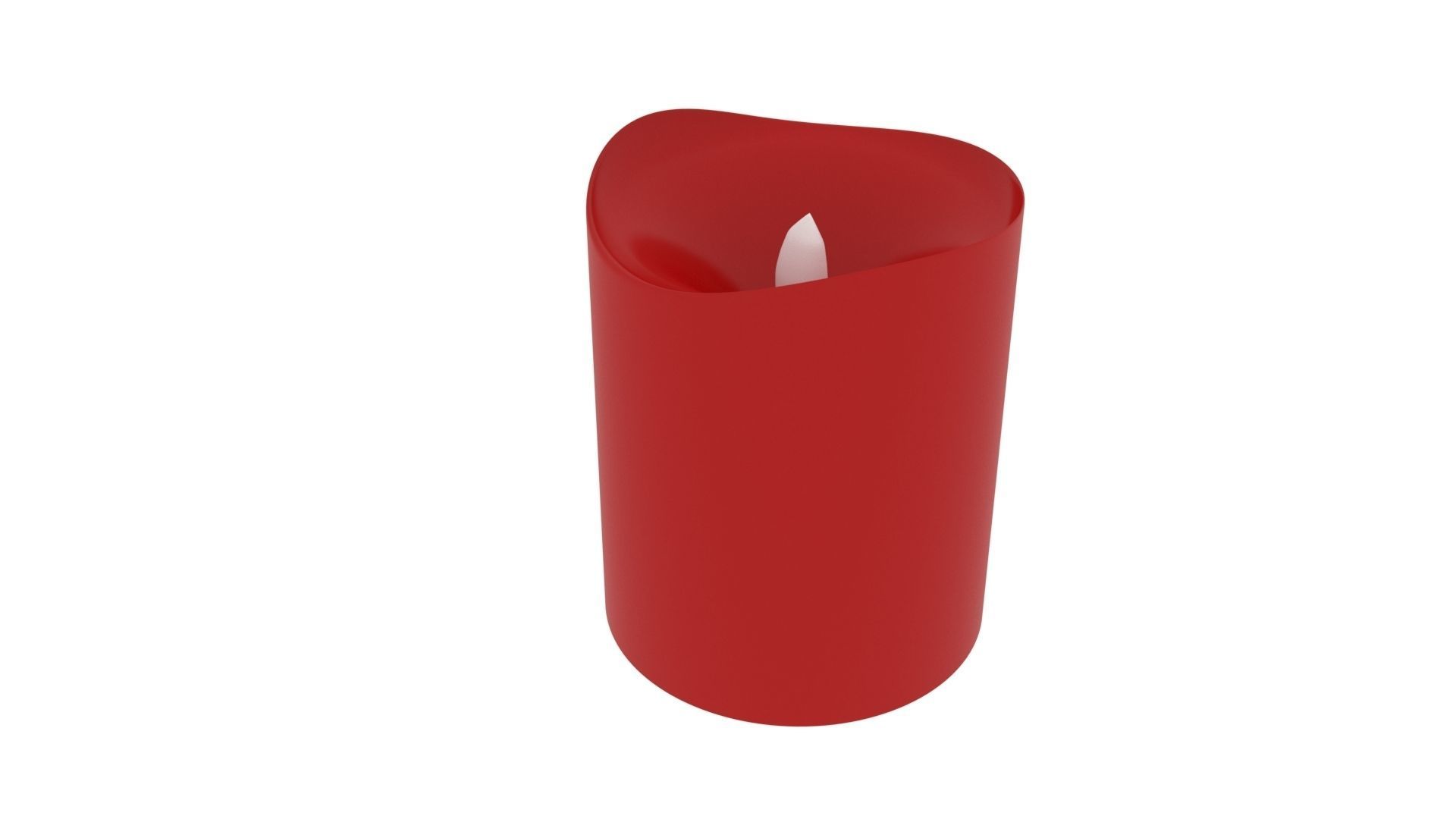 Led Candles 3D model_6