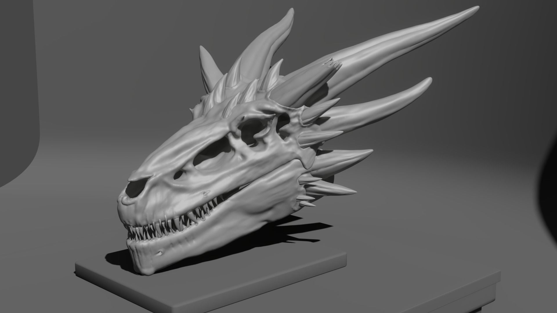 Dragon Skull Balerion The Black Dread 3D model_1