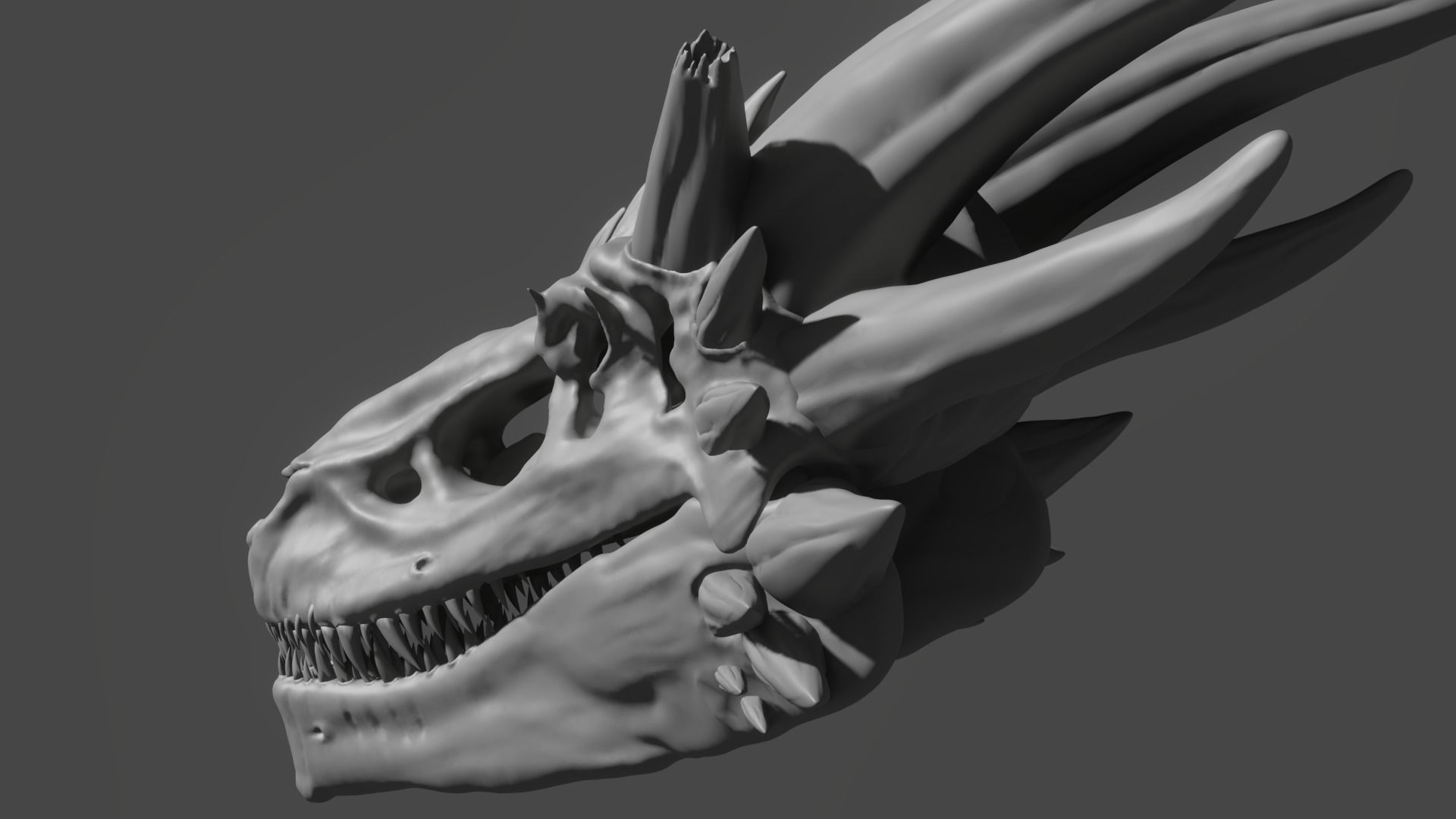 Dragon Skull Balerion The Black Dread 3D model_3