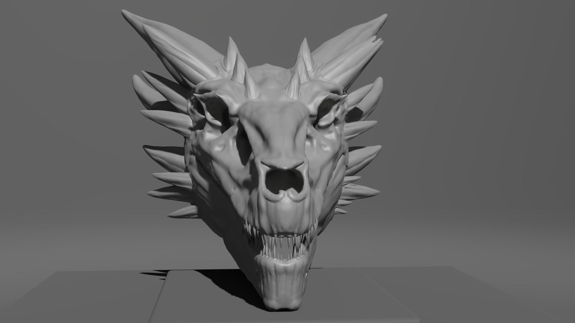 Dragon Skull Balerion The Black Dread 3D model_2