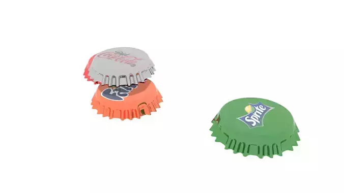 Bottle Caps 3D model