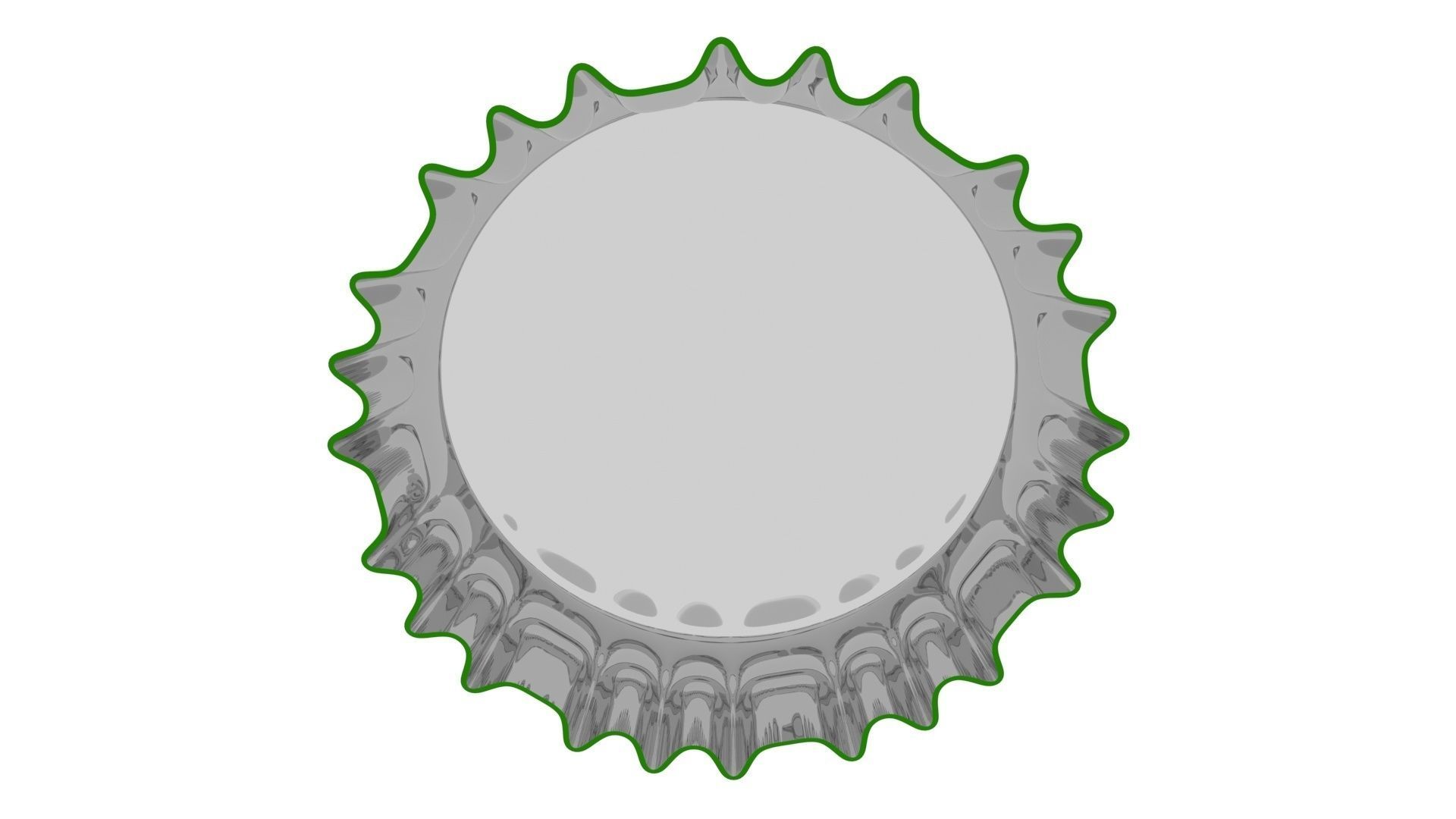 Bottle Caps 3D model_2
