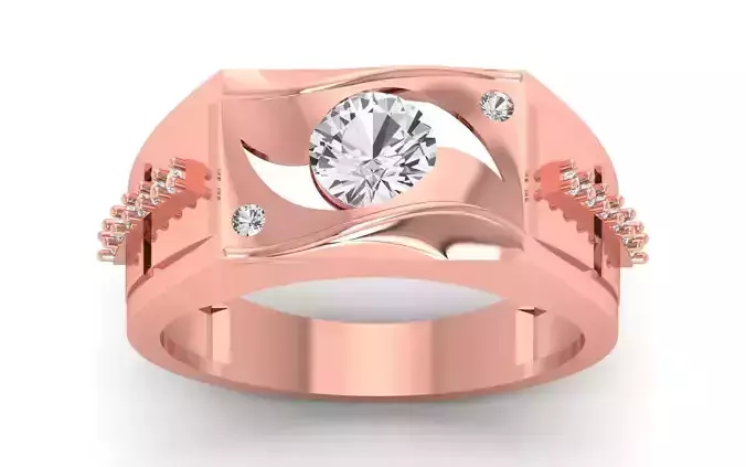 Solitaire Wedding Engagement WoMen Round Stone Ring