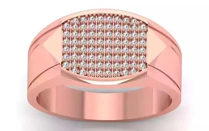 Solitaire Wedding Engagement Mens  Ring