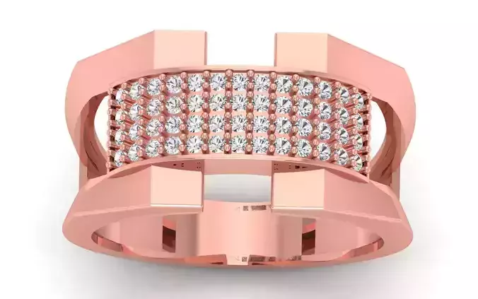 Solitaire Wedding Engagement Mens  Ring