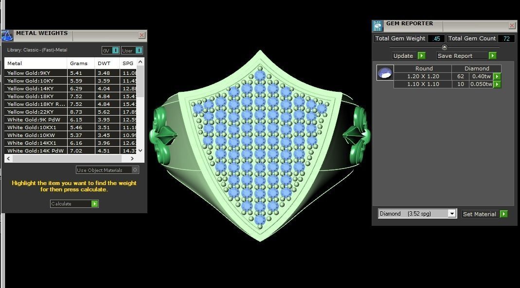 Solitaire Wedding Engagement Mens Ring 3D print model_3