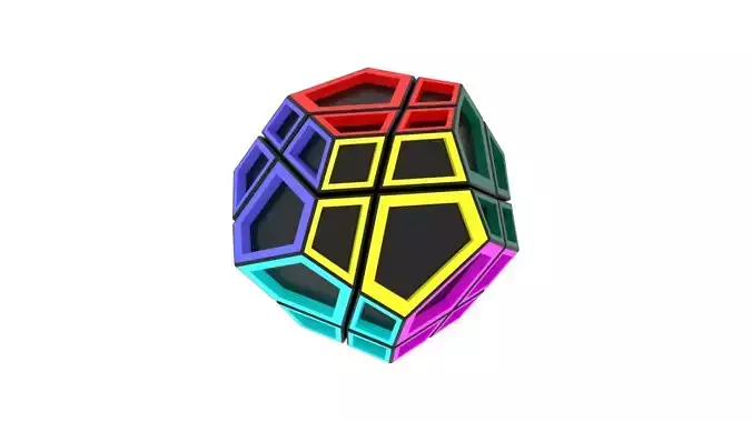 Skewb Ultimate 3D model