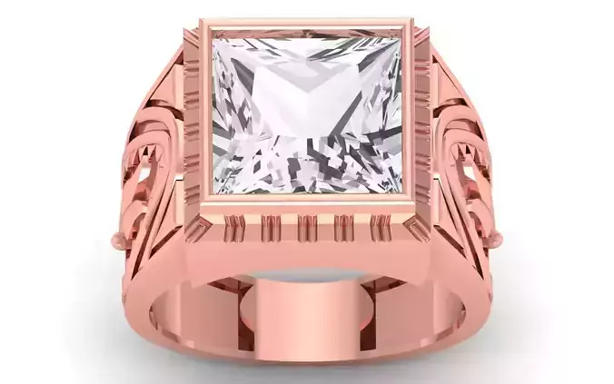 Solitaire Wedding Engagement Big Princess Stone  Ring