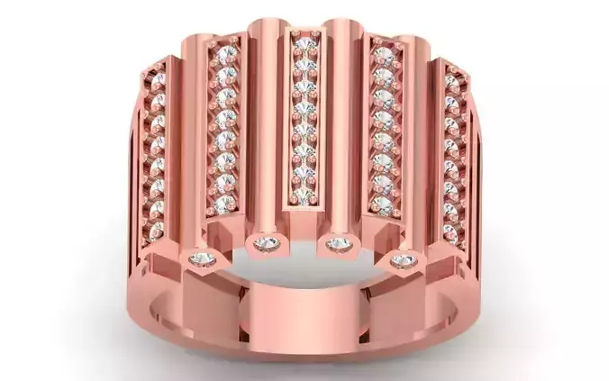 Solitaire Wedding Engagement Mens Ring