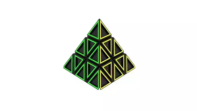 Pyraminx 3D model