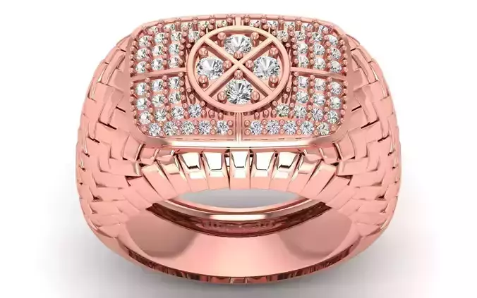 Solitaire Wedding Engagement Mens Ring