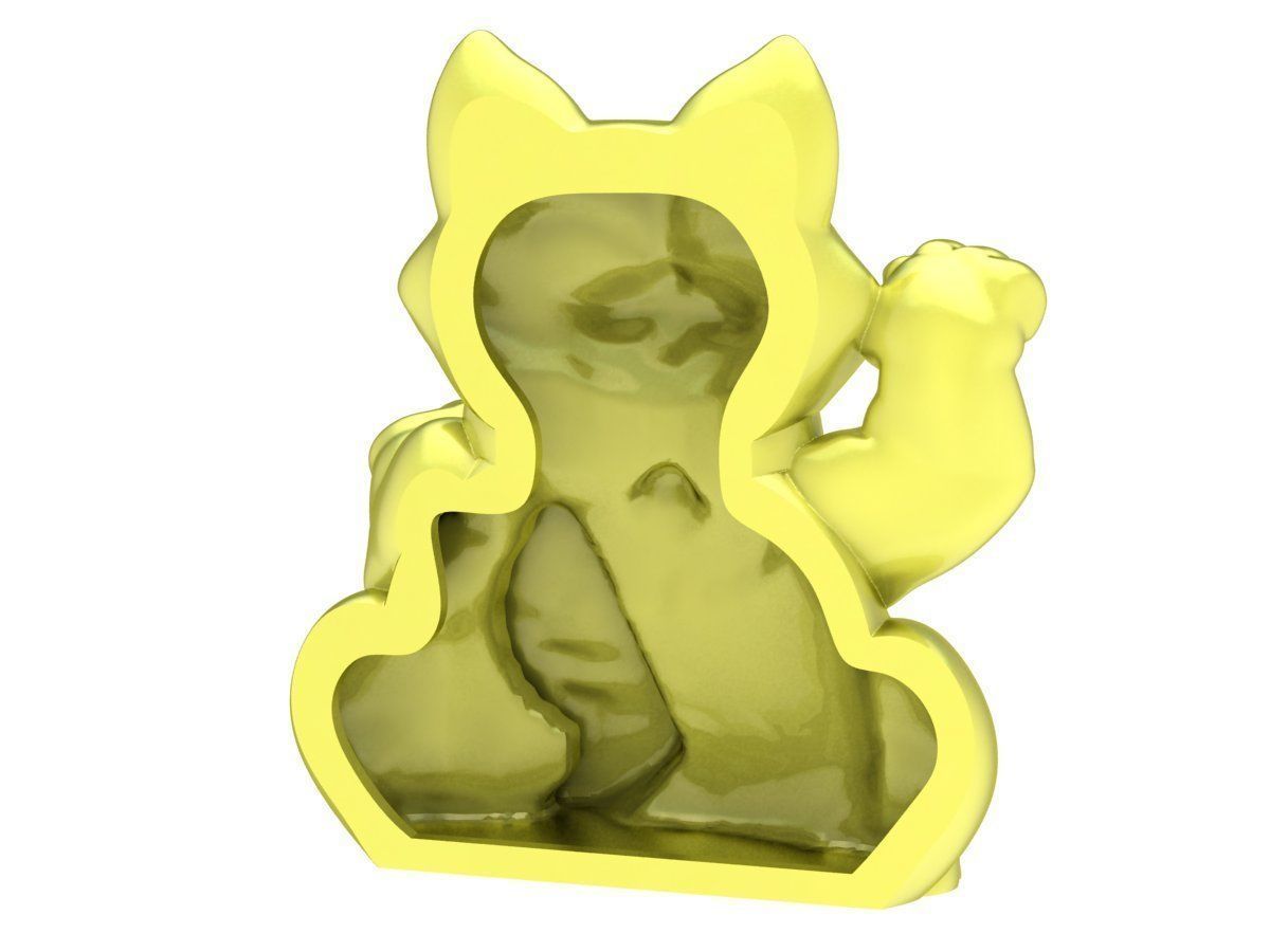 zodiac hello cat pendant 3936 3D print model_6