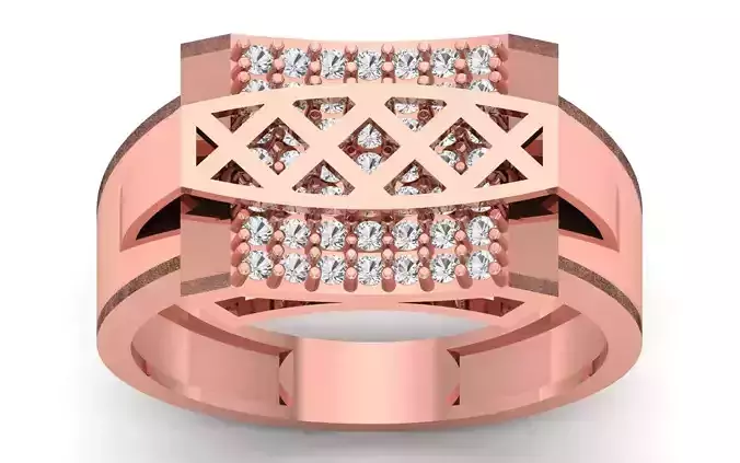 Solitaire Wedding Engagement Mens  Ring