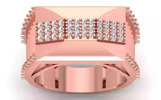 Solitaire Wedding Engagement Mens  Ring