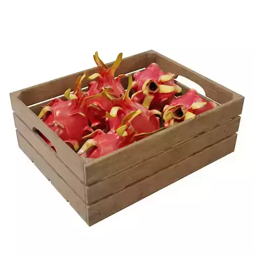 dragon fruit crates  3D model