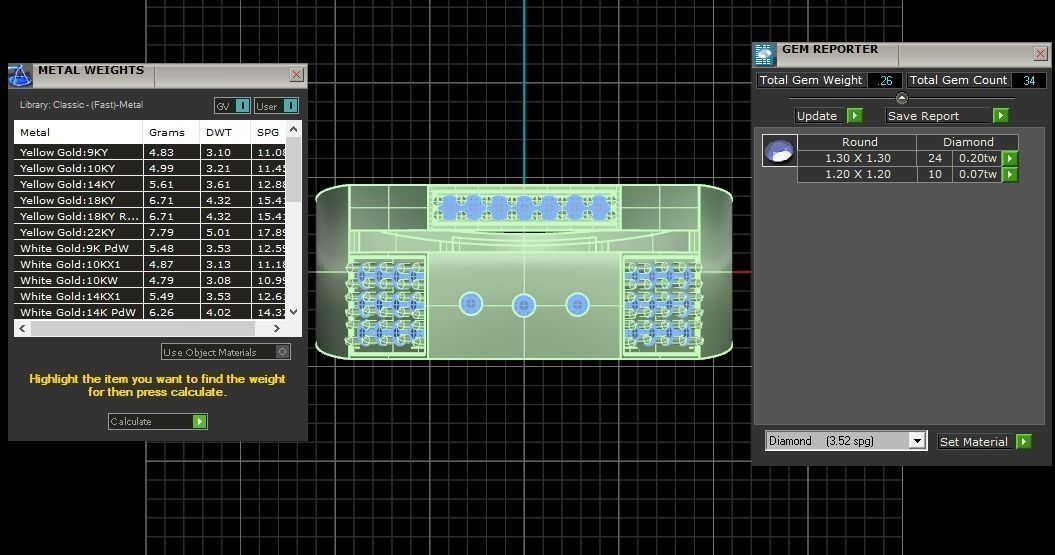 Solitaire Wedding Engagement Ring 3D print model_3