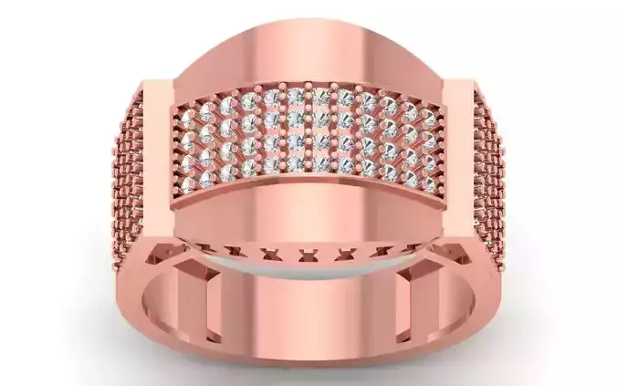 Solitaire Wedding Engagement Mens  Ring