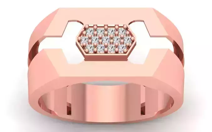 Solitaire Wedding Engagement Mens  Ring