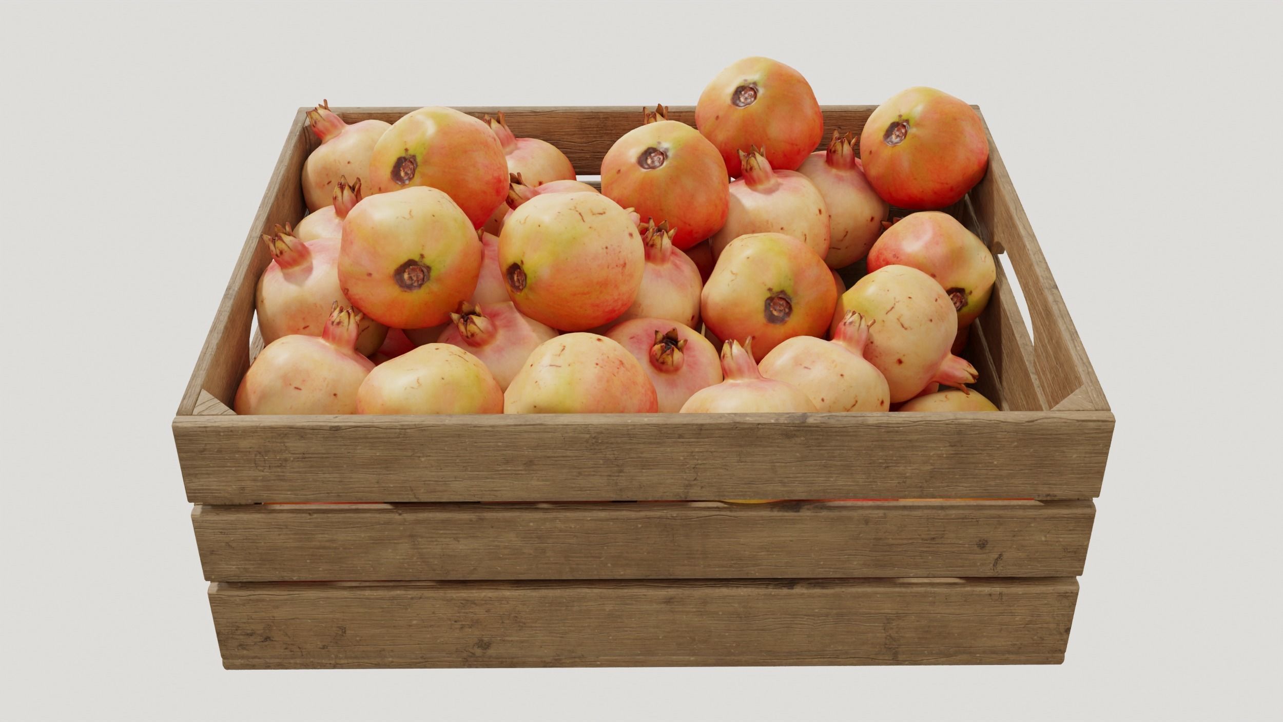 Pomegranate crates 3D model_6