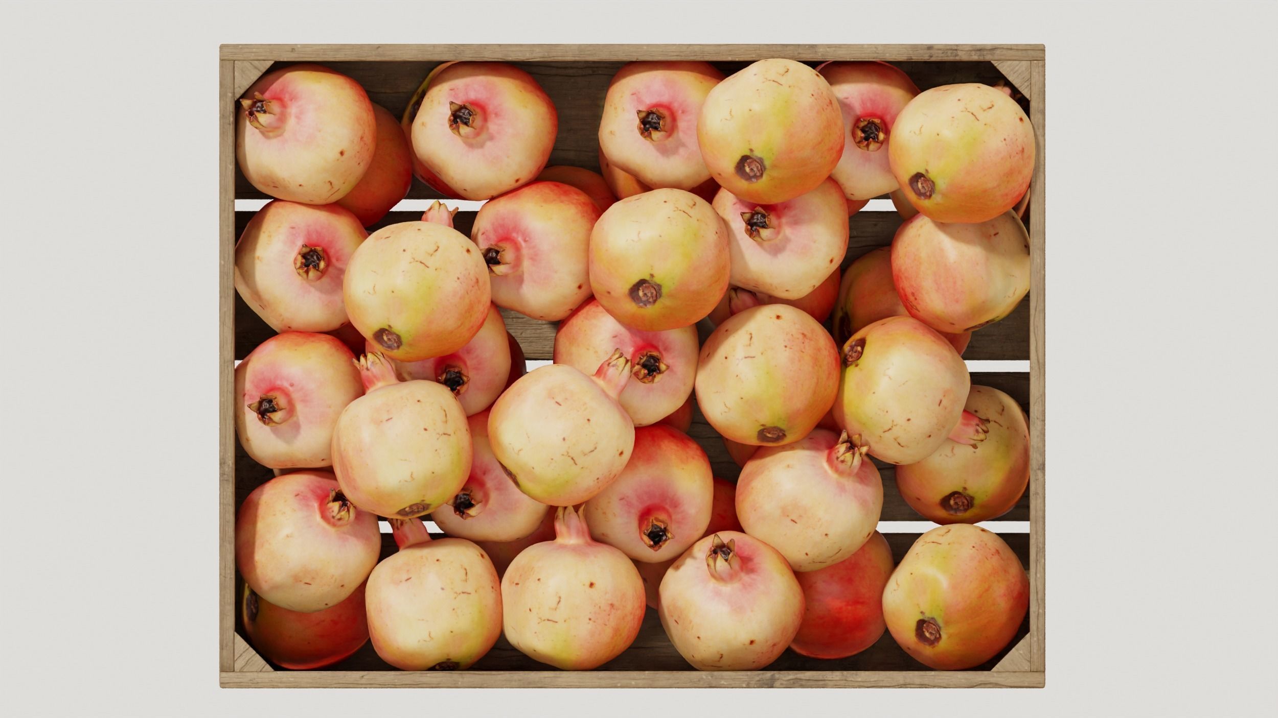 Pomegranate crates 3D model_4