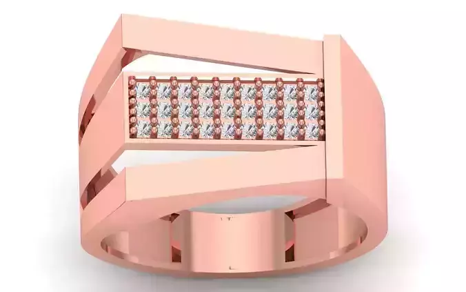 Solitaire Wedding Engagement Mens  Ring