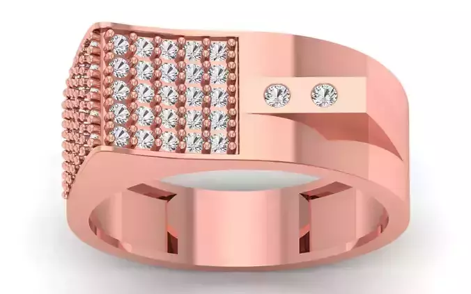 Solitaire Wedding Engagement Mens  Ring