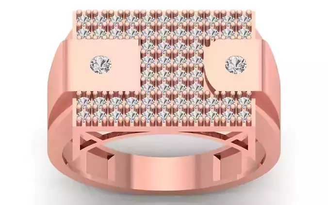 Solitaire Wedding Engagement Mens  Ring