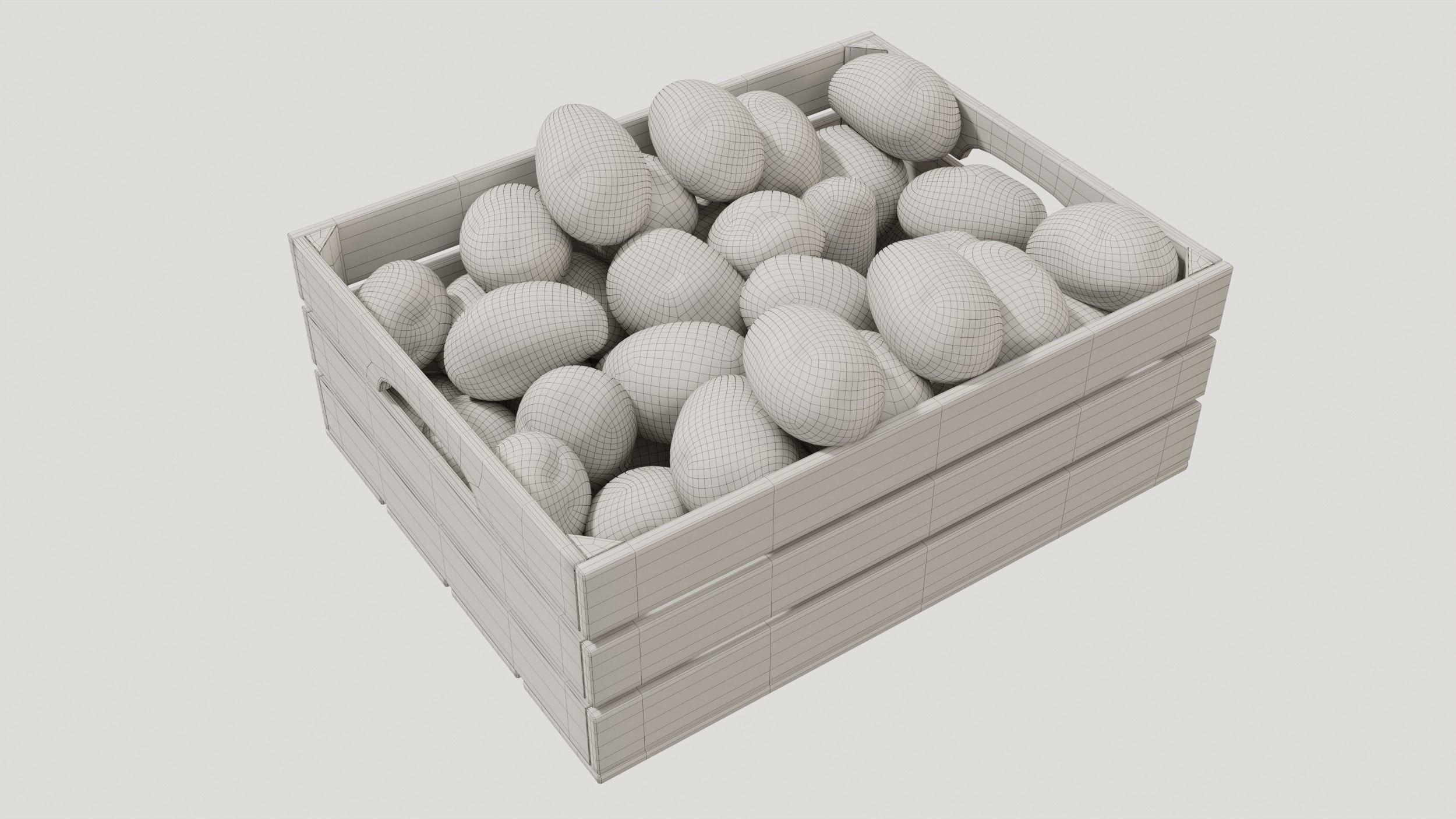 potato crates 3D model_3