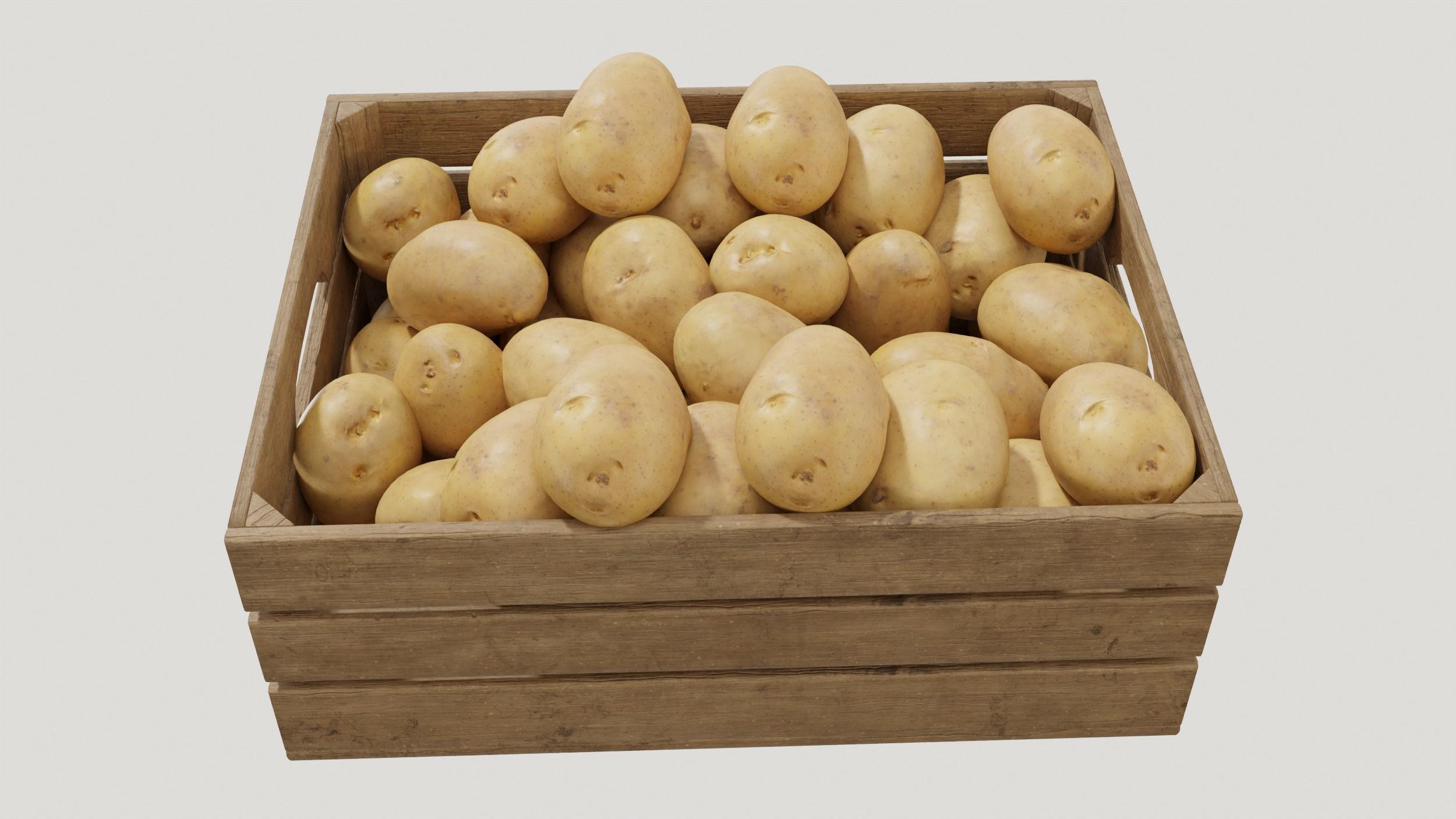 potato crates 3D model_6