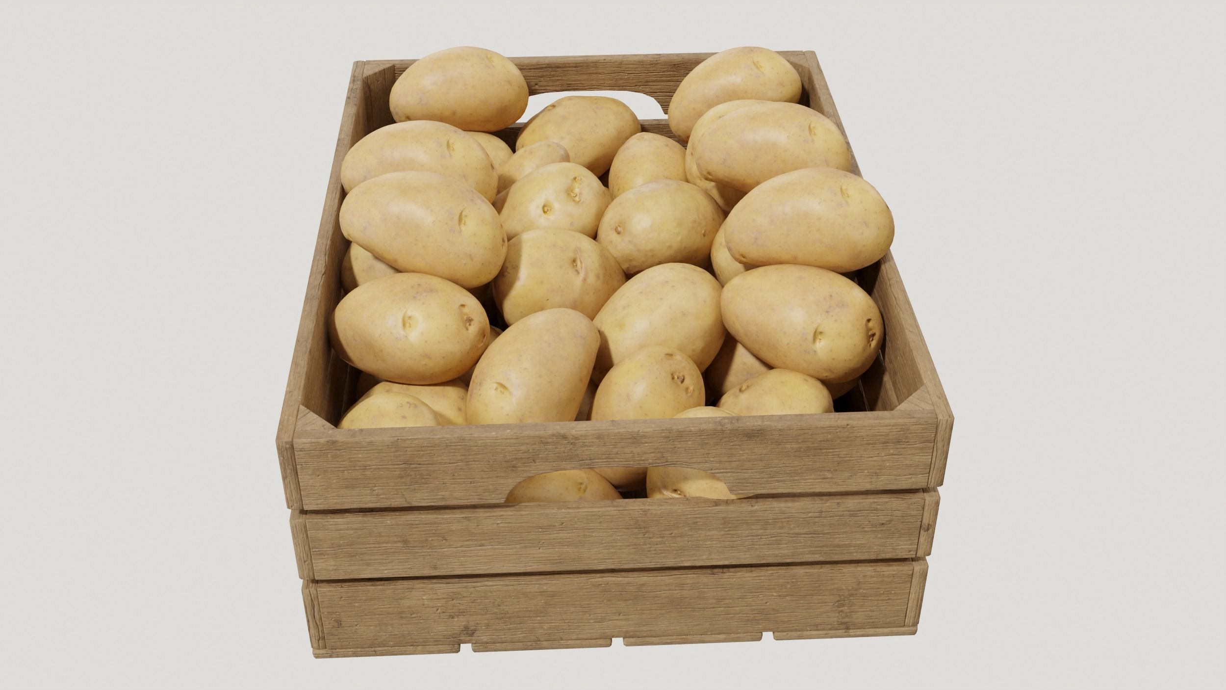 potato crates 3D model_7