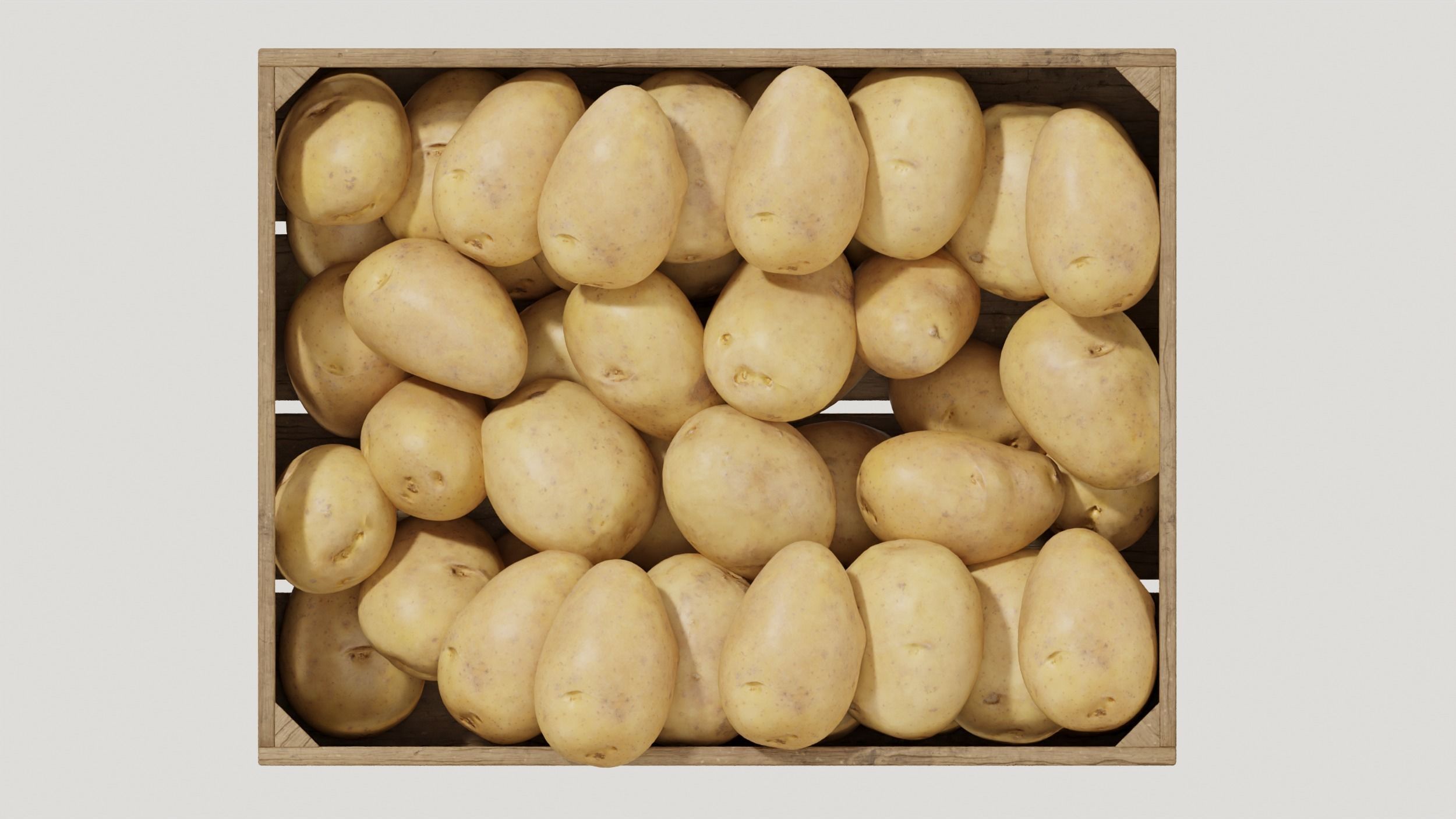 potato crates 3D model_4