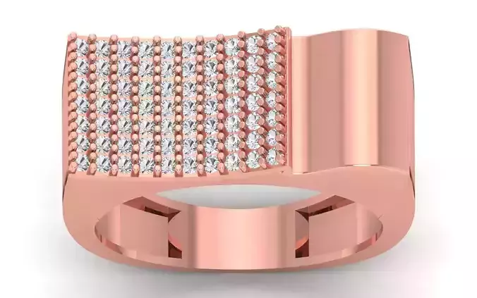 Solitaire Wedding Engagement Mens  Ring